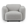 Thumbnail photo of Swell Armchair - Lds08 - Armchairs - Jonas Wagell - Grey - Wood/textile/foam