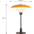 Thumbnail photo of Ph 3½-2½ Bordlampe