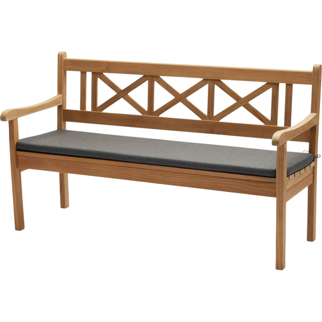 Photo of Skagen Bench Cushion, Quickdry Outdoor Foam, Outdoor Textile / Charcoal - Dynor & Kuddar - Skagerak Design Team - Grå