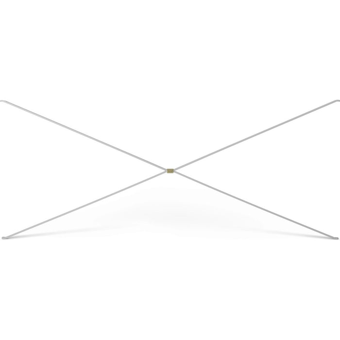 Photo of Punctual | Cross - Reolsystem - Light Grey - W93 X D1,6 X H40 Cm