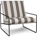 Thumbnail photo of Desert 1-seater - Lænestol - Stripe - Cashmere/chocolate - W79 X H78 X D85 X Sh30 Cm