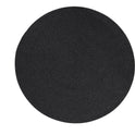 Circle Rug Round Dark Grey