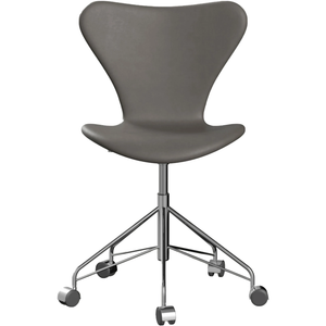Photo of 3117 Sjuan, Fully Upholstered, Base Chromed - Desk chairs - Arne Jacobsen 3