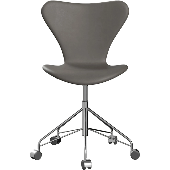 Photo of 3117 Sjuan, Fully Upholstered, Base Chromed - Desk chairs - Arne Jacobsen 3