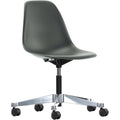 Eames Plastic Chair Pscc - 56 Granite Grey - Castors Soft - Skrivbordsstolar - Charles & Ray Eames - Grå