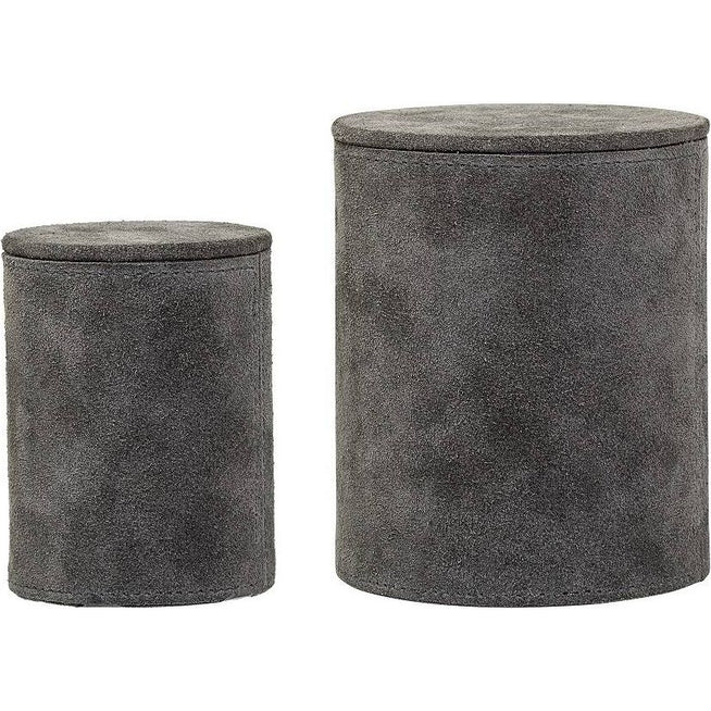 Photo of Storage box grey suede