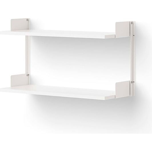 Photo of New Works Wall Shelf - Hylde - 46 - White / White - H46 X W83.5 X D30.5 Cm