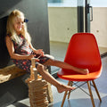 Eames Plastic Chair Dsw - 34 Mustard - Golden Maple - Matstolar - Charles & Ray Eames - Gul - Metall/trä/plast