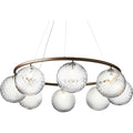 Thumbnail photo of Miira 8 Circular Chandelier Dark