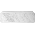 Thumbnail photo of Plinth Low White Marble - Soffbord - Norm Architects - Vit - Trä/sten