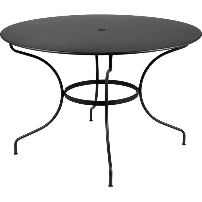 Photo of Opera+ Table 117 cm Liquorice 42 - Outdoor dining table - Black - Metal