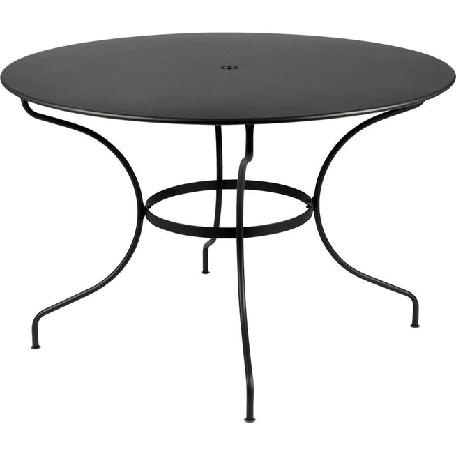 Photo of Opera+ Table 117 cm Liquorice 42 - Outdoor dining table - Black - Metal