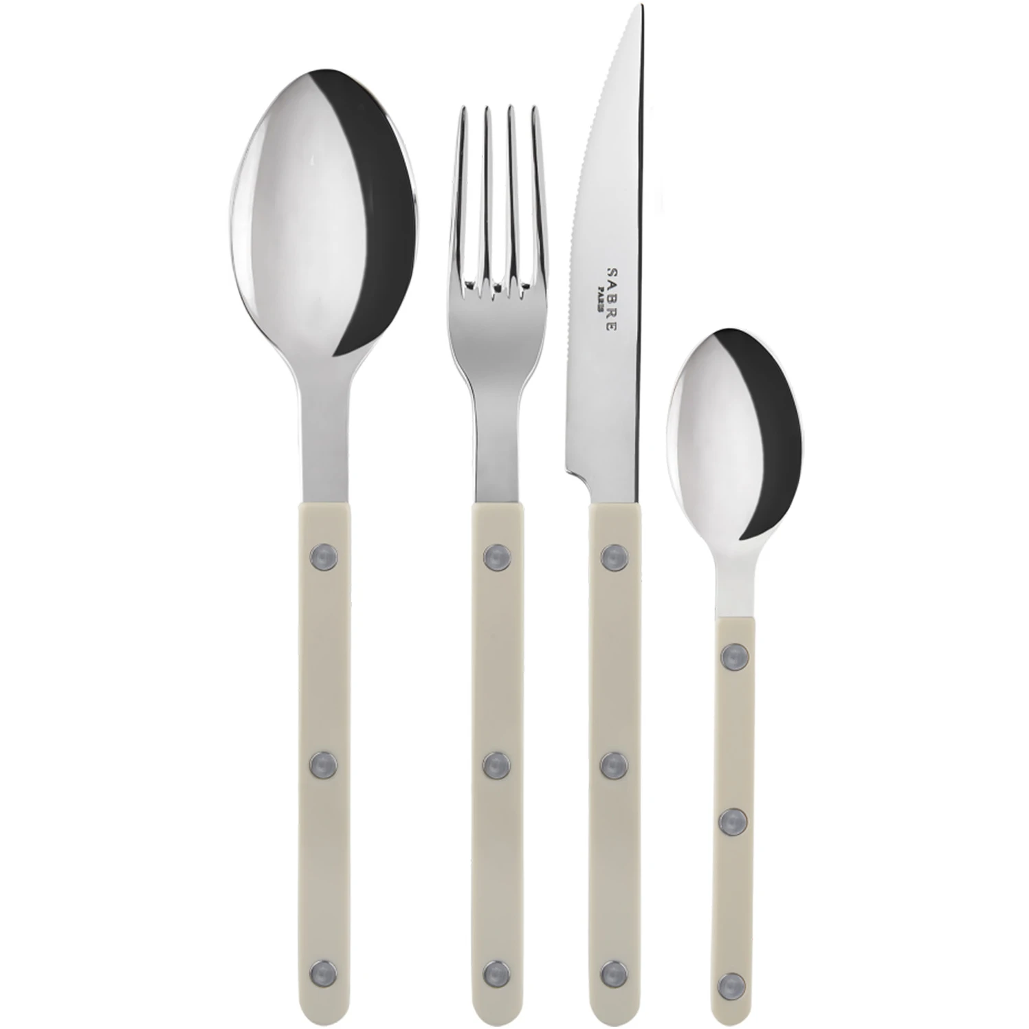 Bistrot Shiny Solid - 4 Pieces Cutlery Set