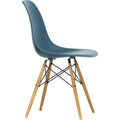 Eames Plastic Chair Dsw - 83 Sea Blue - Ash Honey Tone - Matstolar - Charles & Ray Eames - Blå - Metall/trä/plast