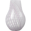Thumbnail photo of Ada Vase with cross-striped lavender grey