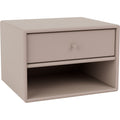 Thumbnail photo of Dash Nightstand, Suspension Rail - Mushroom - Sängbord - Peter J. Lassen - Beige - Mdf