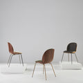Thumbnail photo of Beetle Dining Chair, Front Upholstered, Conic Base