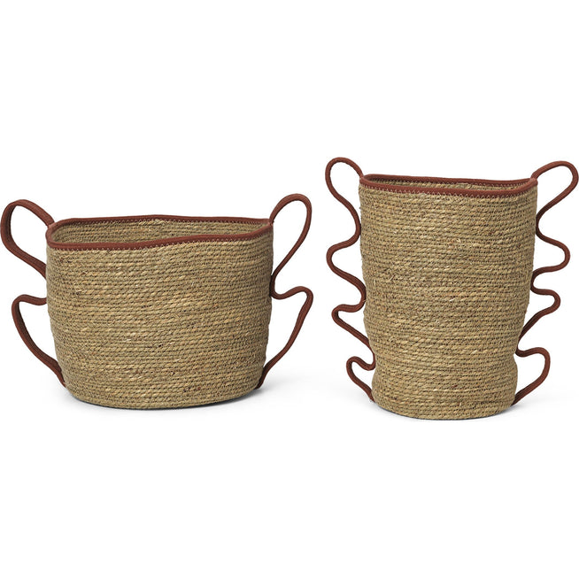 Photo of Verso Baskets - Kurv - Brick - Ø34 X H31 Cm