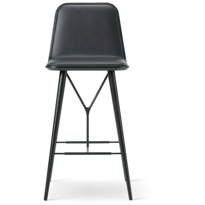 Photo of Spine Wood Base Bar Stool H69 cm