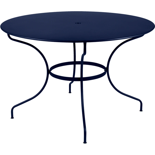 Photo of Opera+ Table 117 cm Deep Blue 92 - Outdoor Dining Table - Blue - Metal