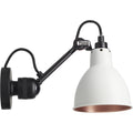 Thumbnail photo of No. 304 Wall Lamp From Lamp Gras (Black Frame, Matte White/Copper Inside)