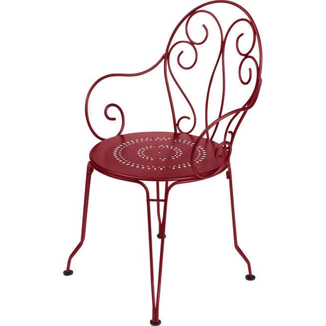 Photo of Montmartre Armchair Chile 43 - Matstolar Utomhus - Röd - Metal