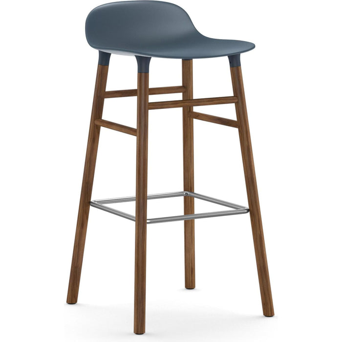 Photo of Form Bar Stool 75 Cm Walnut