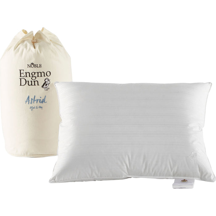 Astrid Down Pillow - Soft & High - 50x60 cm - White