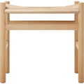 Thumbnail photo of Carl Hansen - Ch53, oak, oiled, natural braided, 43 cm - footstools - Hans J. Wegner - Wood-coloured - paper/wood