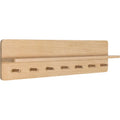 Thumbnail photo of Coat Rack Oak Veneer - 7 Hooks