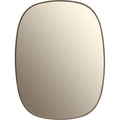 Framed Mirror Small, Taupe/taupe Glass - Half Body Mirrors - Anderssen & Voll - Beige