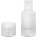 Thumbnail photo of Ripple Carafe Set - H18 X Ø7,5 Cm