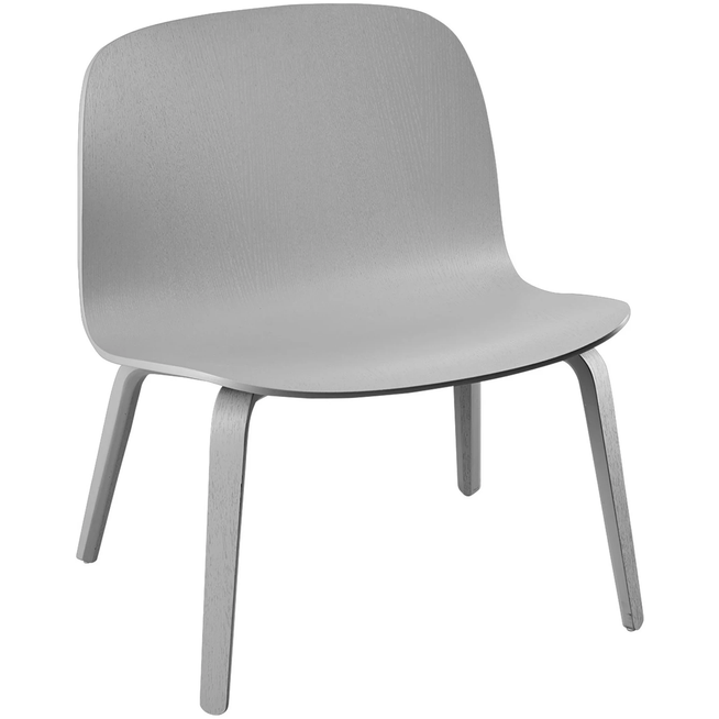 Photo of Visu Lounge Chair, Grey - Armchairs - Mika Tolvanen - Grey - Metal/Wood