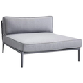 Conic Daybed Modul, Light Grey - Utomhussoffor - Foersom & Hiort-lorenzen Mdd
