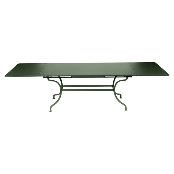 Photo of Romane Table 200/300x100 cm Cactus 82 - Outdoor dining table - Green - Metal