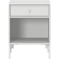 Thumbnail photo of Dream Nightstand - New White / Matt Chrome Legs - Bedside Table - Peter J. Lassen - White - Mdf