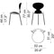 Thumbnail photo of ANT 3100 Chair - 3 Legs