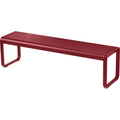 Bellevie Bench Chili 43 - Garden Benches - Pagnon & Pelhaître - Red - Metal