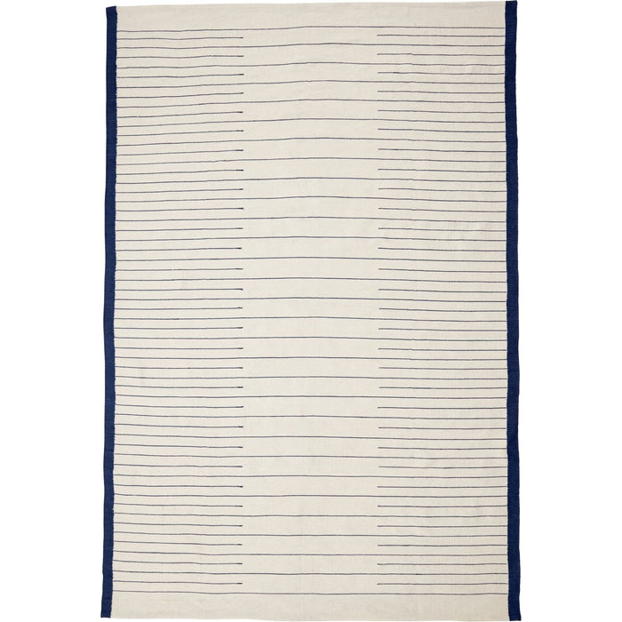 Photo of Woven Rug - Blue / White