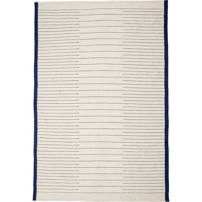 Photo of Woven Rug - Blue / White