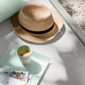 Alizé Sunlounger Nutmeg - Sun loungers & loungers - Pascal Mourgue - Metal