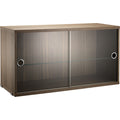 Thumbnail photo of String Cabinet/Display Case Walnut - Wall Shelves - Nils Strinning - Wood - Glass/Wood