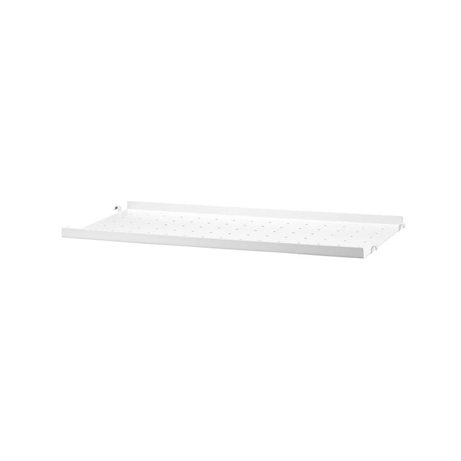 Photo of String Metal Shelves, Low Edge 58x20, White - Shelving - Nils Strinning - White - Metal