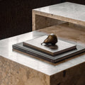 Thumbnail photo of Plinth Low Black Marble - Soffbord - Norm Architects - Svart - Trä/sten