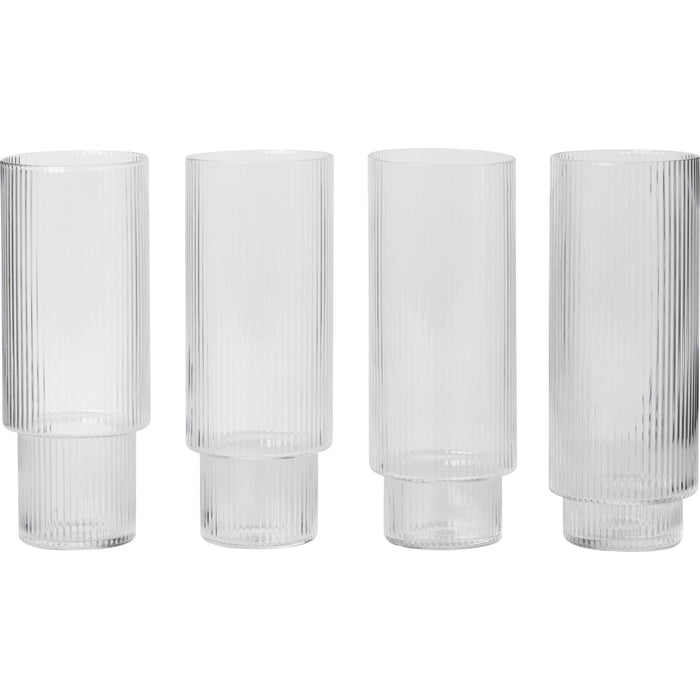 Photo of Ripple Long Drink Glass (set Of 4) - Glas