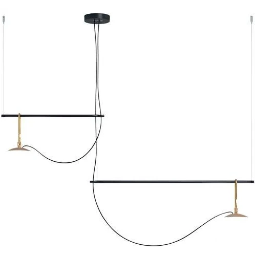 Nh S3 2 Bracci Pendant Black/brass