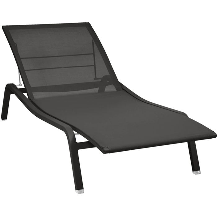 Alizé Sunlounger Liquorice - Solstolar & Solsängar - Pascal Mourgue - Metall