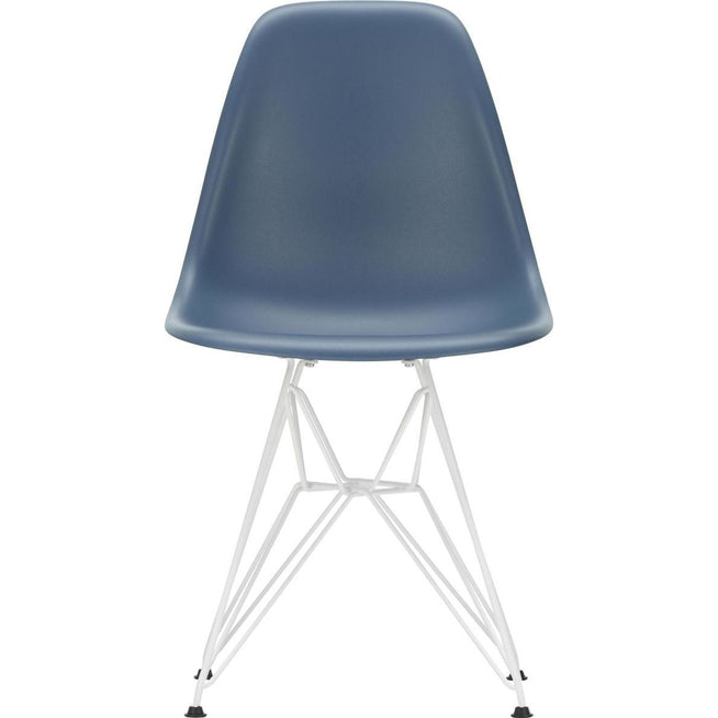 Photo of Eames Plastic Chair Dsr - 83 Sea Blue - White Base - Matstolar - Charles & Ray Eames - Blå - Metall/plast