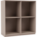 Thumbnail photo of Show Bookcase, Plinth H3 Cm - Mushroom - Hyllor - Beige - Mdf