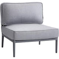Conic Single Modul, Light Grey, Cane-line Airtouch - Utomhussoffor - Foersom & Hiort-lorenzen Mdd